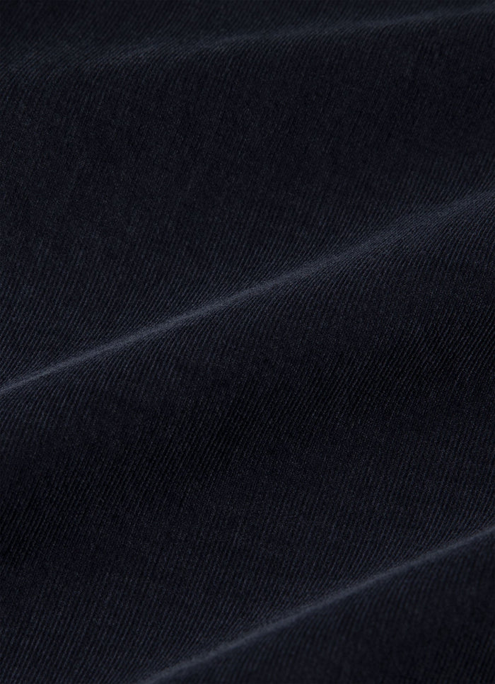 Men's Fine Cord Shirt in Midnight Navy