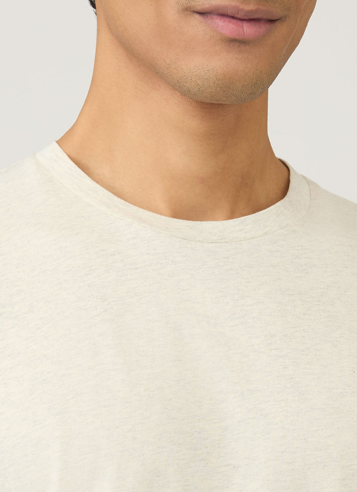 Men's Riviera T-shirt in Archive White Melange