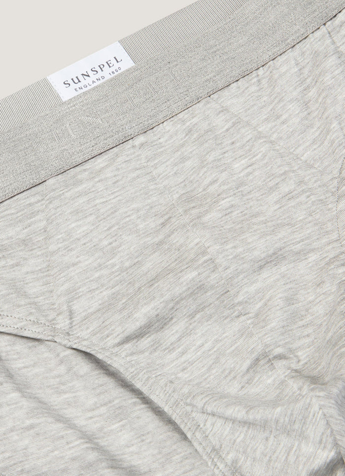 Men's Tencel™ Briefs in Grey Melange