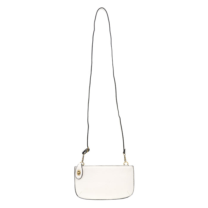 Mini Crossbody Wristlet in White - Madison's Niche