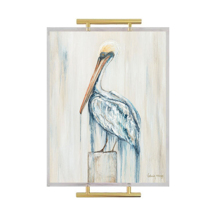 Misty Blue Acrylic Tray - 318 Art & Frame