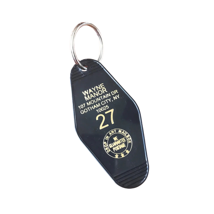 Motel Key Fob Wayne Manor - Madison's Niche