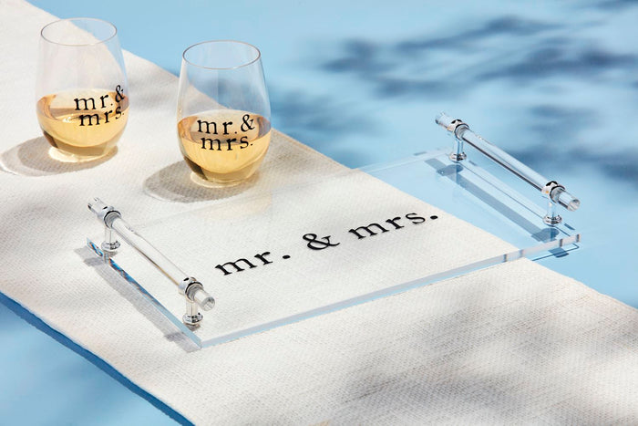 Mr & Mrs Ice Bucket & Glasses - Madison's Niche