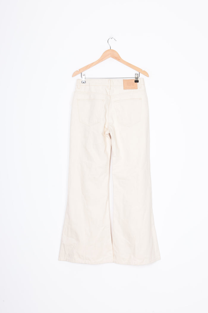 Neuw Womens Cream Jeans Size W 26