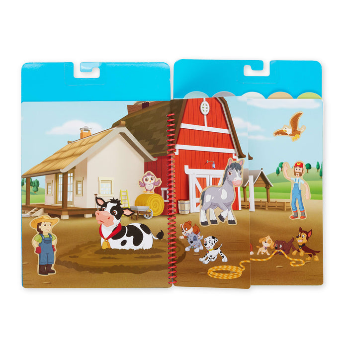 *NEW* Melissa & Doug Paw Patrol Restickable Stickers Flip-Flap Pad - Adventure Bay