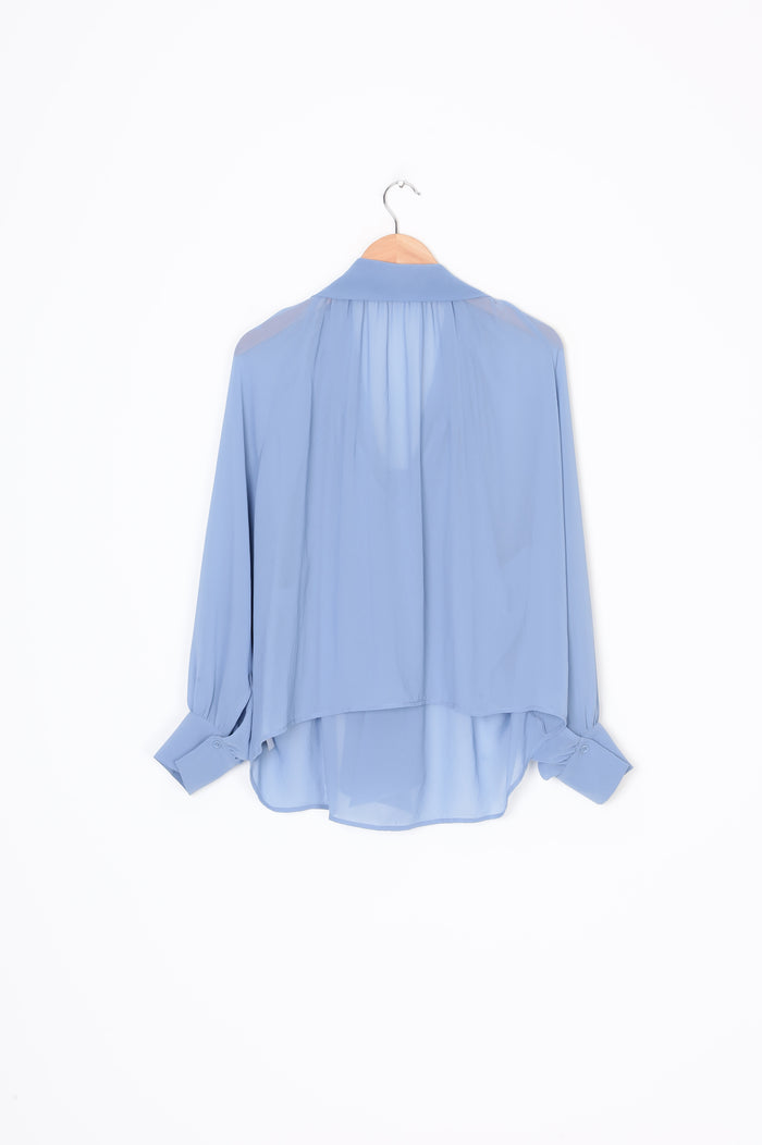 No Label Womens Blue Blouse Size L