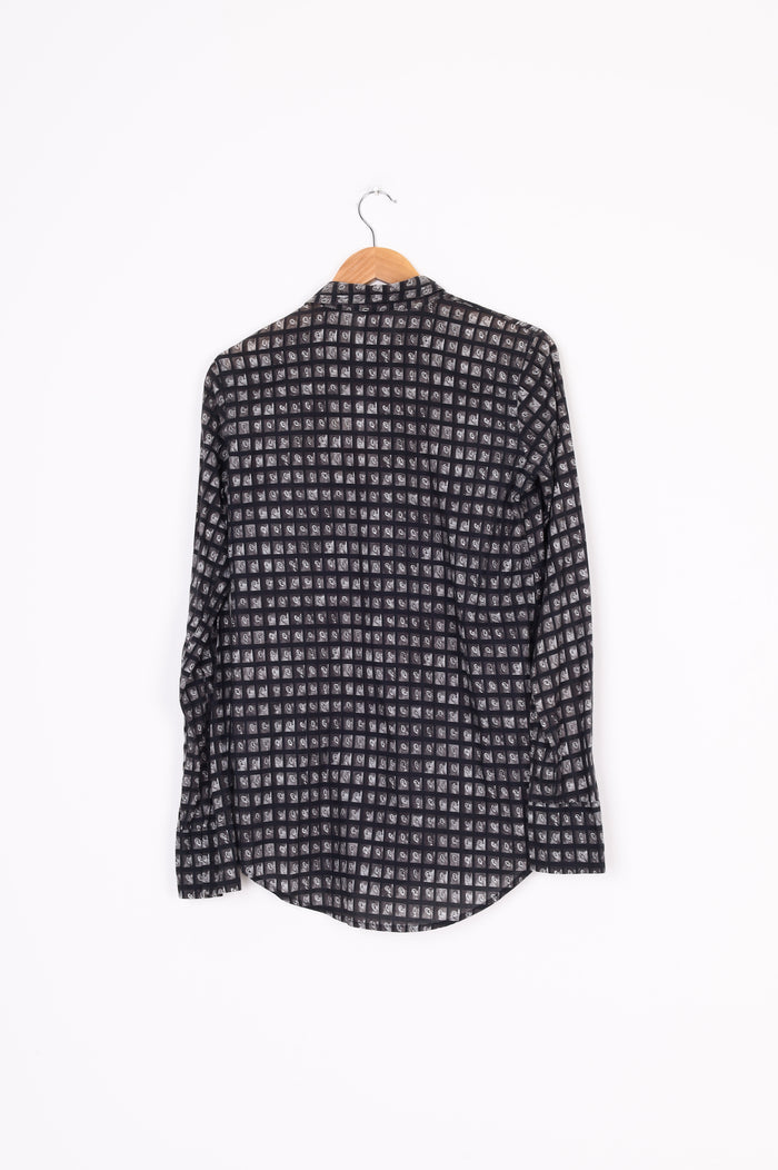 Nom D Womens Grey Shirt Size 8