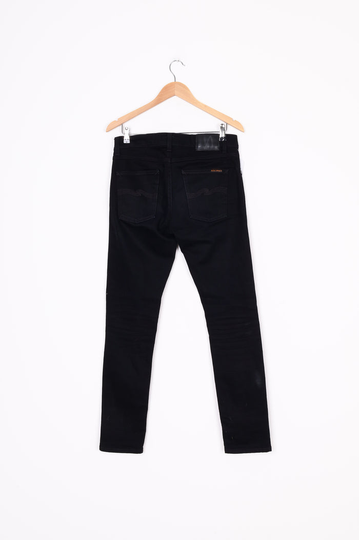 Nudie Mens Black Jeans Size W 31