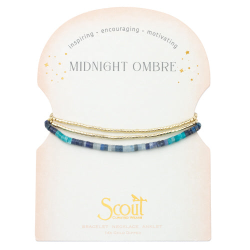 Ombre Stone Wrap in Midnight - Madison's Niche