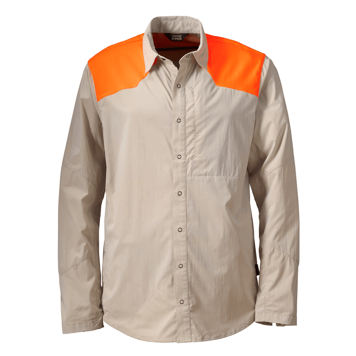 Orvis Pro LT Upland Shirt Orvis Sand/Blaze / LG Men's Long Sleeve Hunting Shirts Rivers and Glen Trading Co