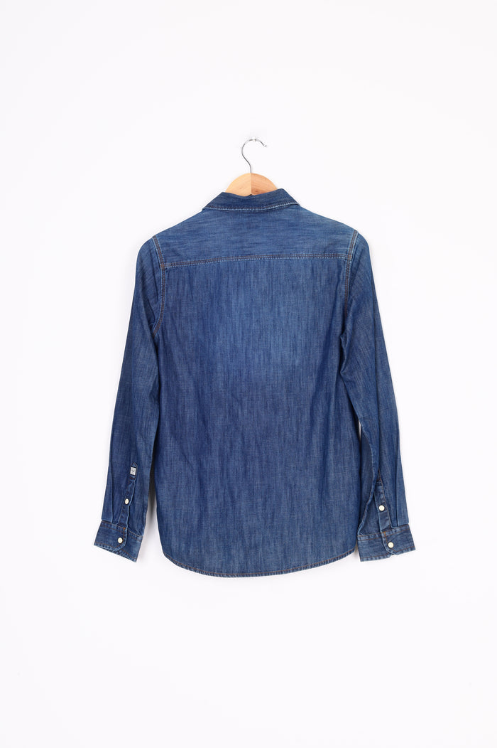 Pepe Jeans Womens Blue Shirt Size S