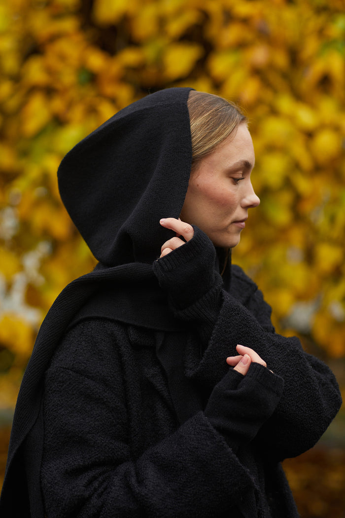 Piironki Helsinki Merino Wool Hand Warmers Black