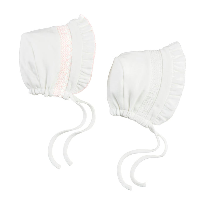 Pink Smocked Bonnet - Madison's Niche