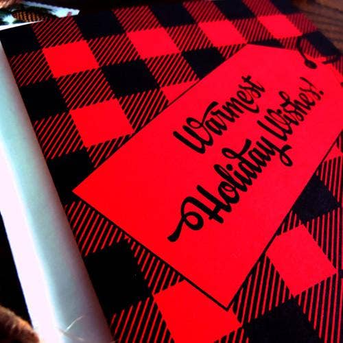 Plaid Warmest Holiday Wishes pack/6