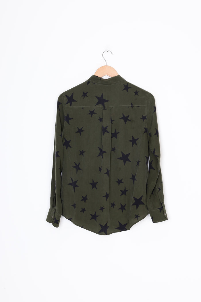 Rails Womens Green Shirt Size S