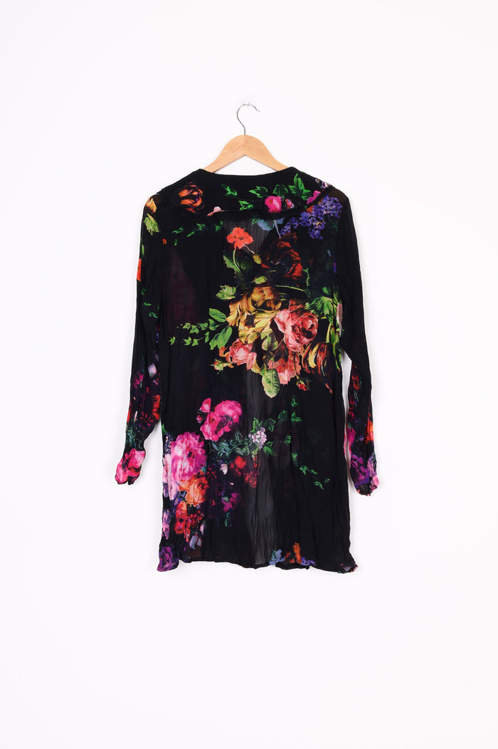 Revue Womens Black Shirt Size 14
