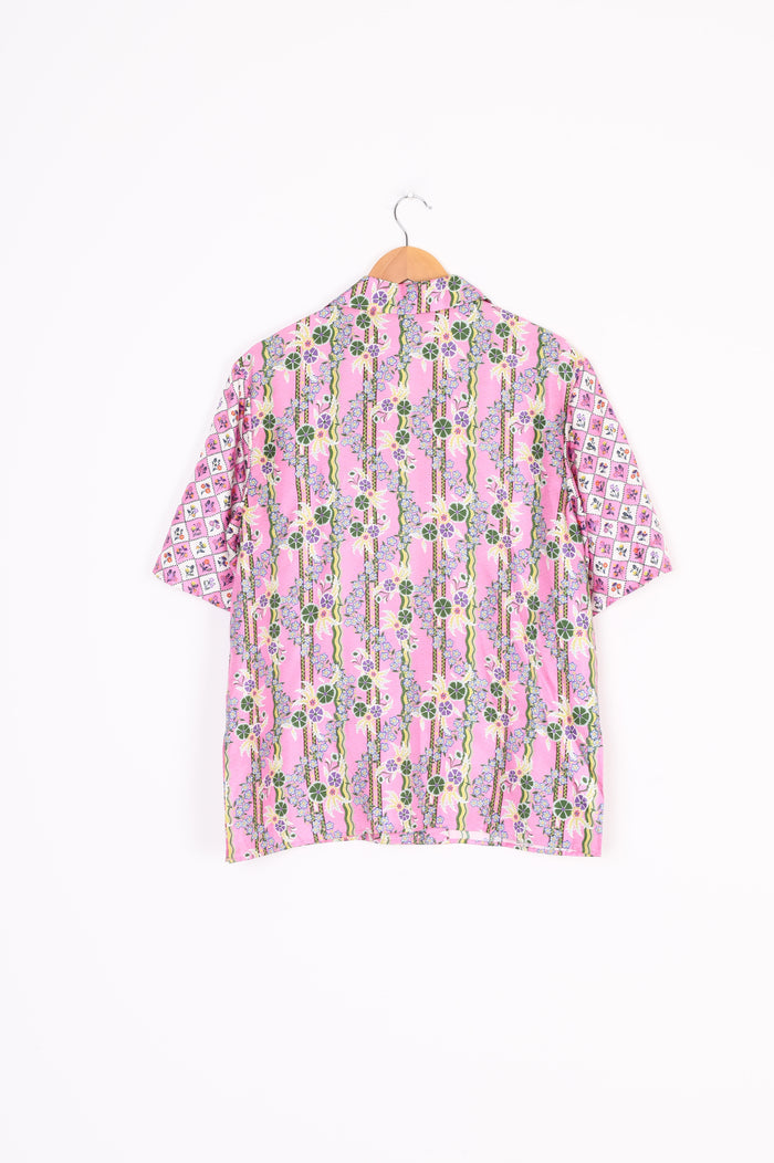 Saloni Womens Pink Shirt Size 12