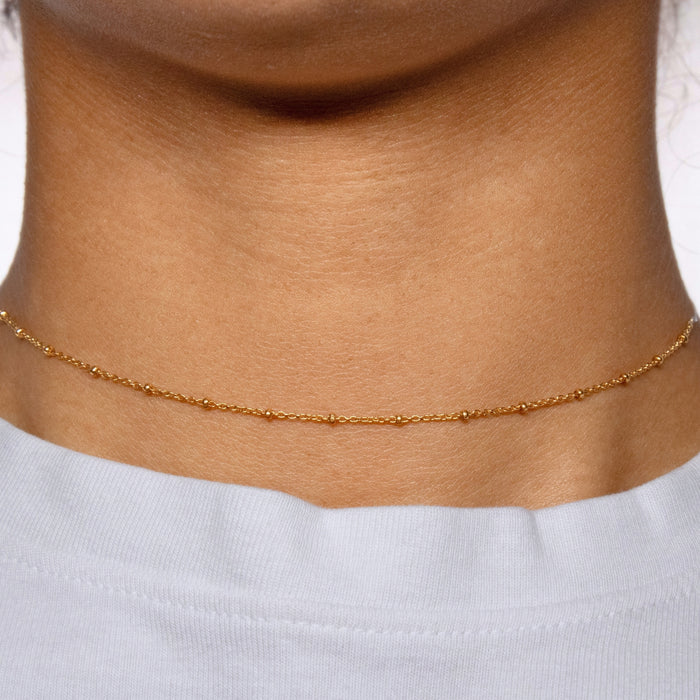 Satellite Cable Chain, Yellow Gold Filled By the Bracelet
