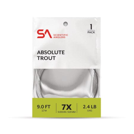 Scientific Anglers Absolute Trout Leader Scientific Anglers 3X / 9ft Leaders Rivers and Glen Trading Co