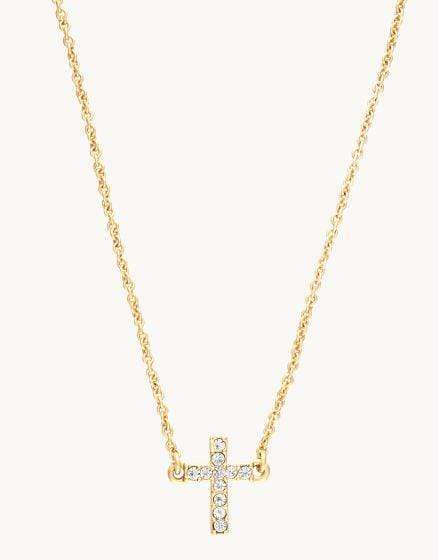 Sea La Vie Have Faith Necklace in Gold - Madison's Niche