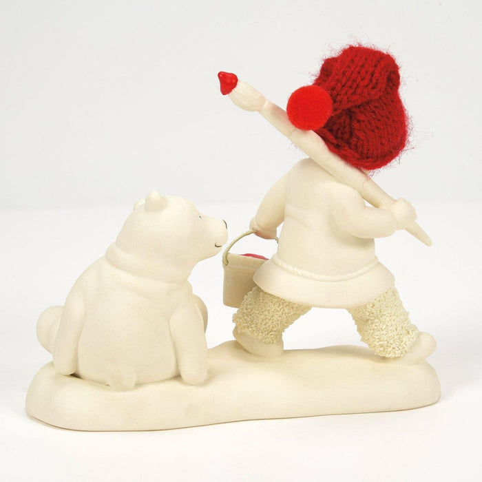 Snowbabies Give A Little Heart Figurine