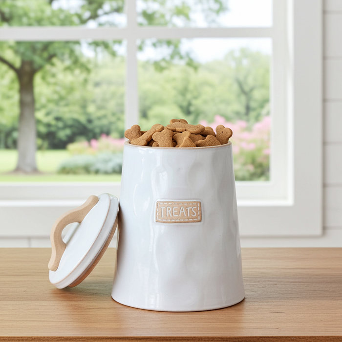 Stone "Treats" Canister - Madison's Niche