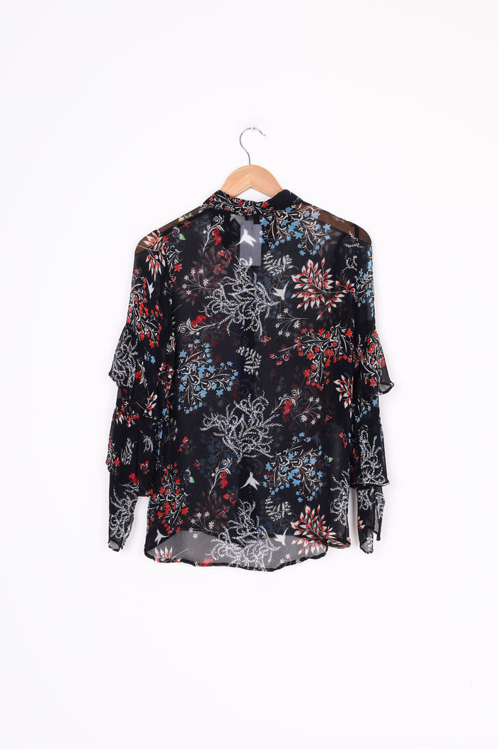 Storm Womens Black Shirt Size 8