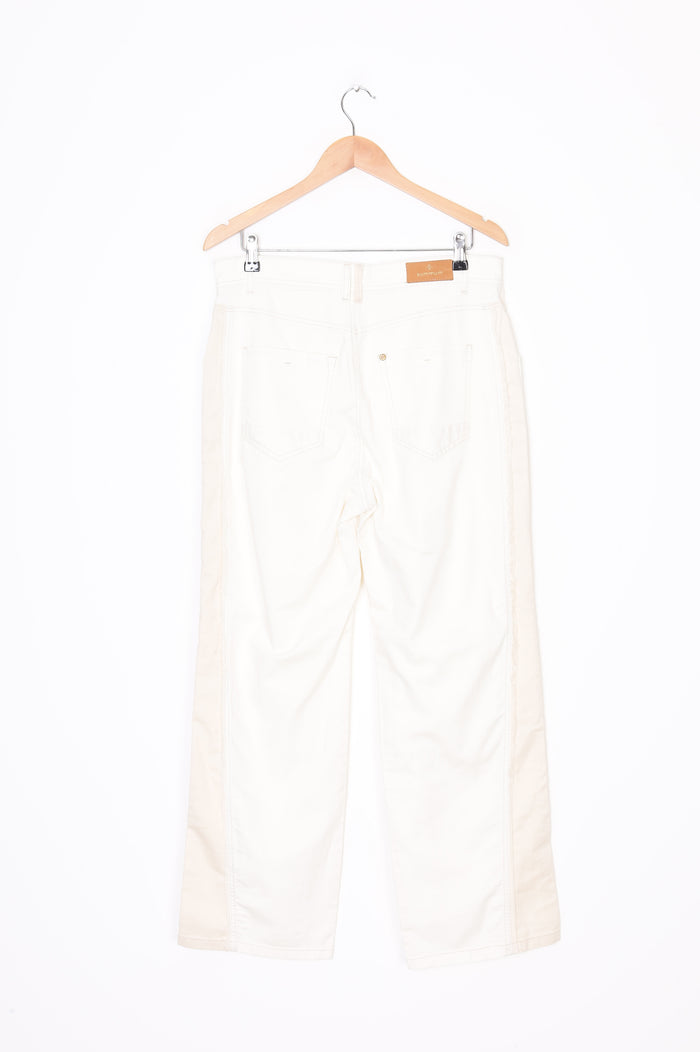 Summum Womens Cream Jeans Size 40