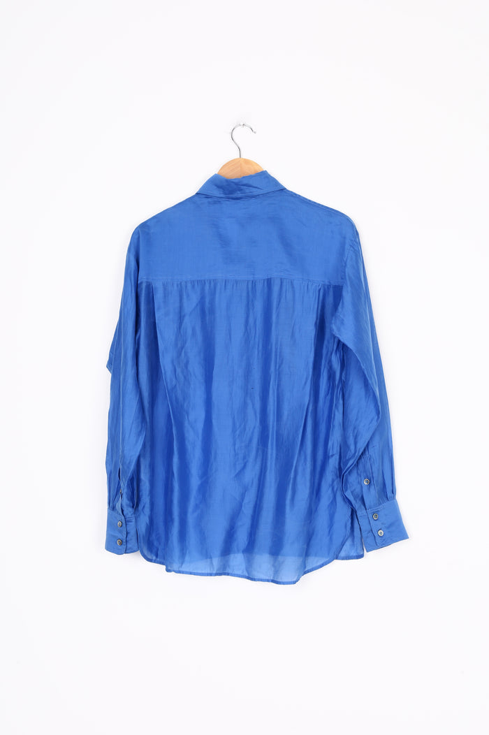 Superette Womens Blue Shirt Size 8