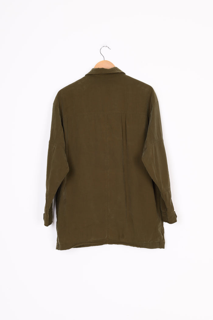 The Barnnet Womens Green Shirt Size M