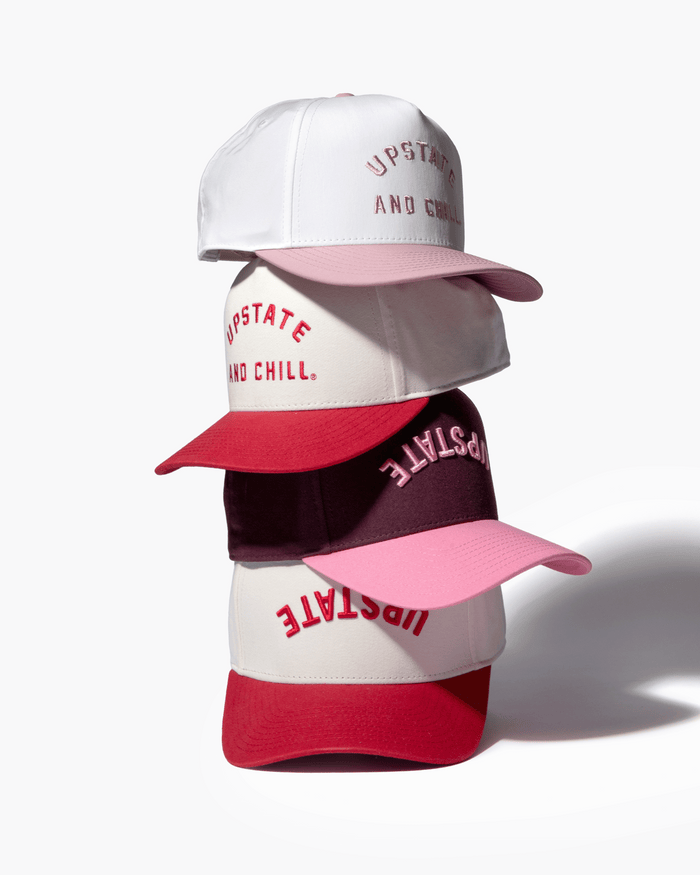 The Modern Upstate & Chill Hat - Antique White / Dried Rose