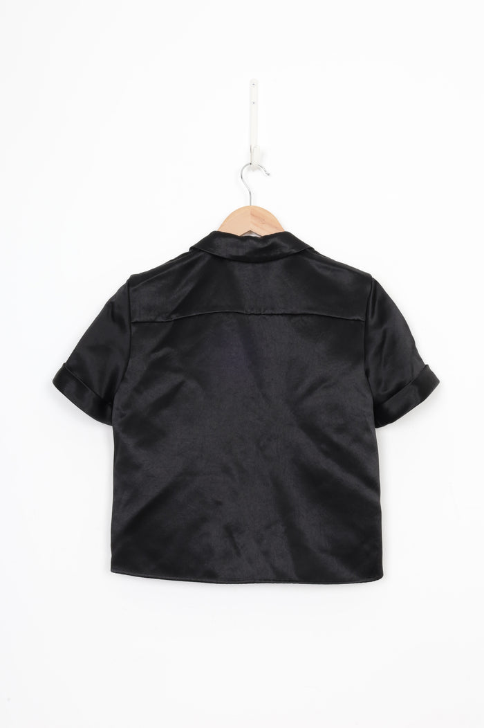 Theory Womens Black Shirt Size SP