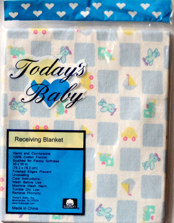 Today's Baby Boy Receiving Blanket - SCRAPBOOKFARE