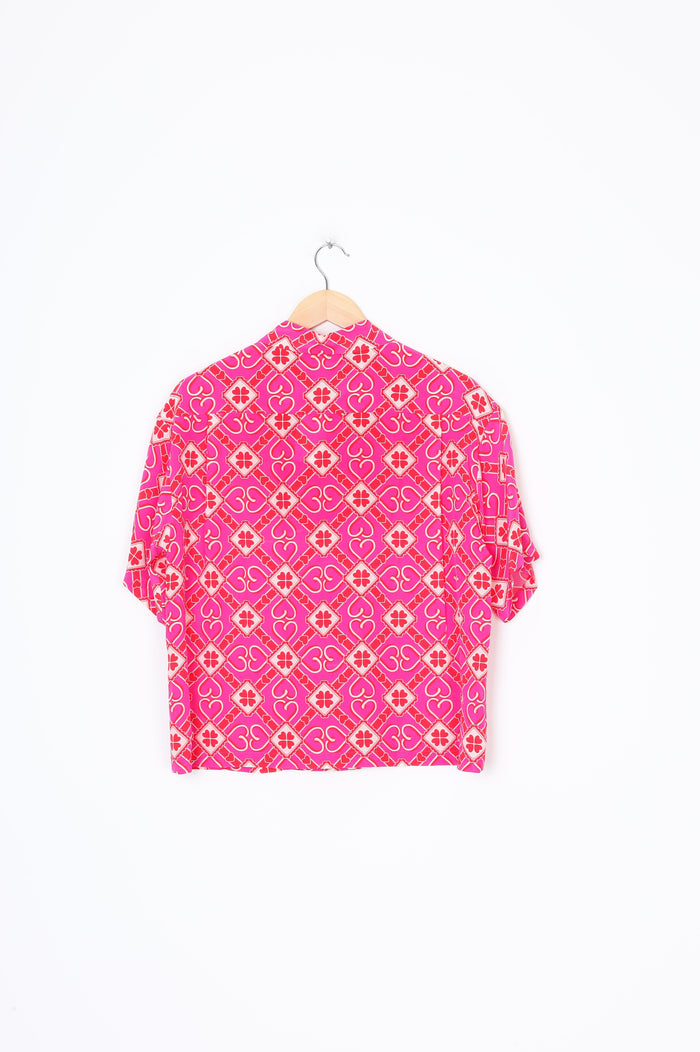 Twenty Seven Names Womens Pink Shirt Size 8