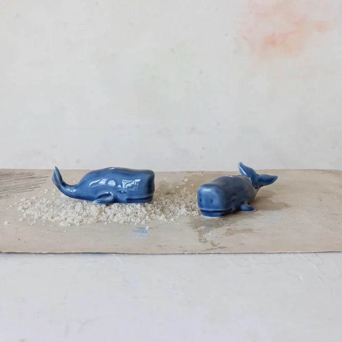 Whale Salt & Pepper Shaker - Madison's Niche