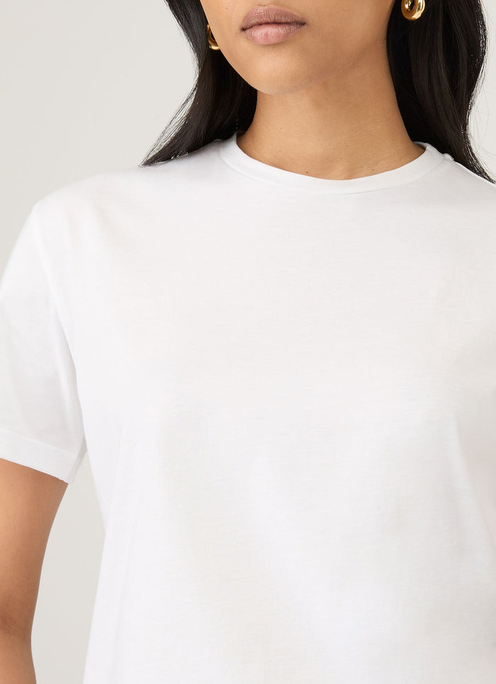 Women's Boy Fit T-shirt in White