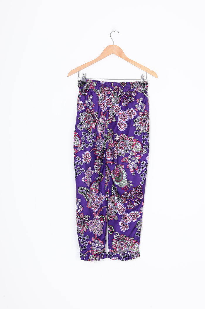 World Womens Purple Pants Size XXS