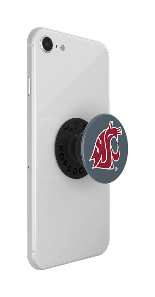WSU Cougar Logo Gray Popsocket
