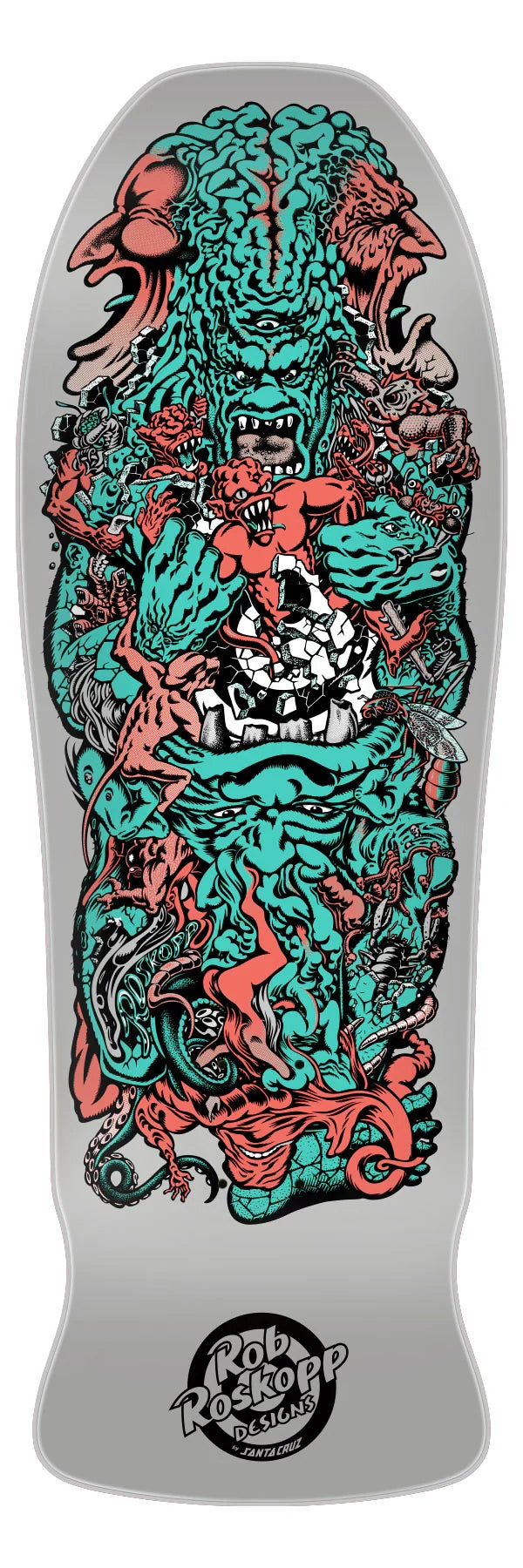 Santa Cruz 10.22in Rob Roskopp Five Reissue skateboard deck