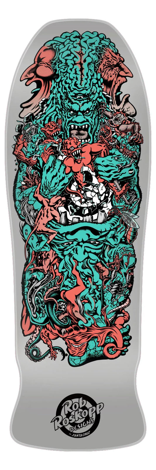 Santa Cruz 10.22in Rob Roskopp Five Reissue skateboard deck