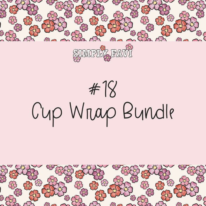 #18 Cup Wrap (set of 10)