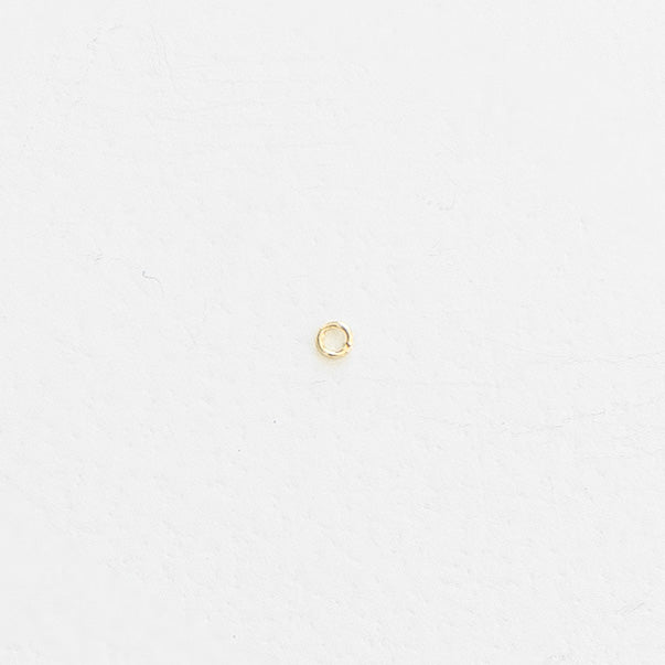 Permanent Jewelry, 2.0mm Jump Ring 14k Solid Yellow Gold