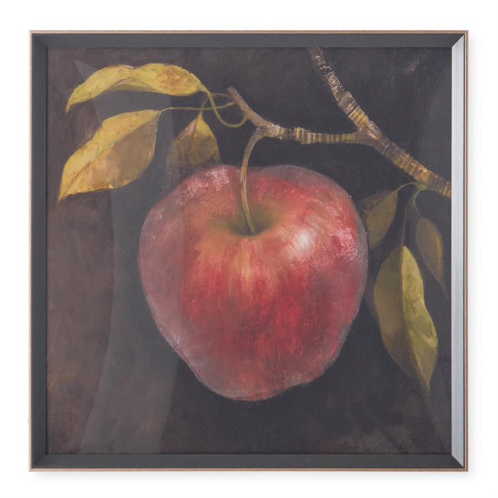 25" Black & Gold Framed Fruit Prints - Madison's Niche
