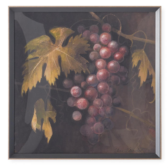 25" Black & Gold Framed Fruit Prints - Madison's Niche