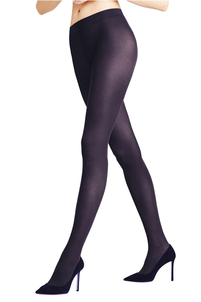 Marine  tights worn by a person on a white background