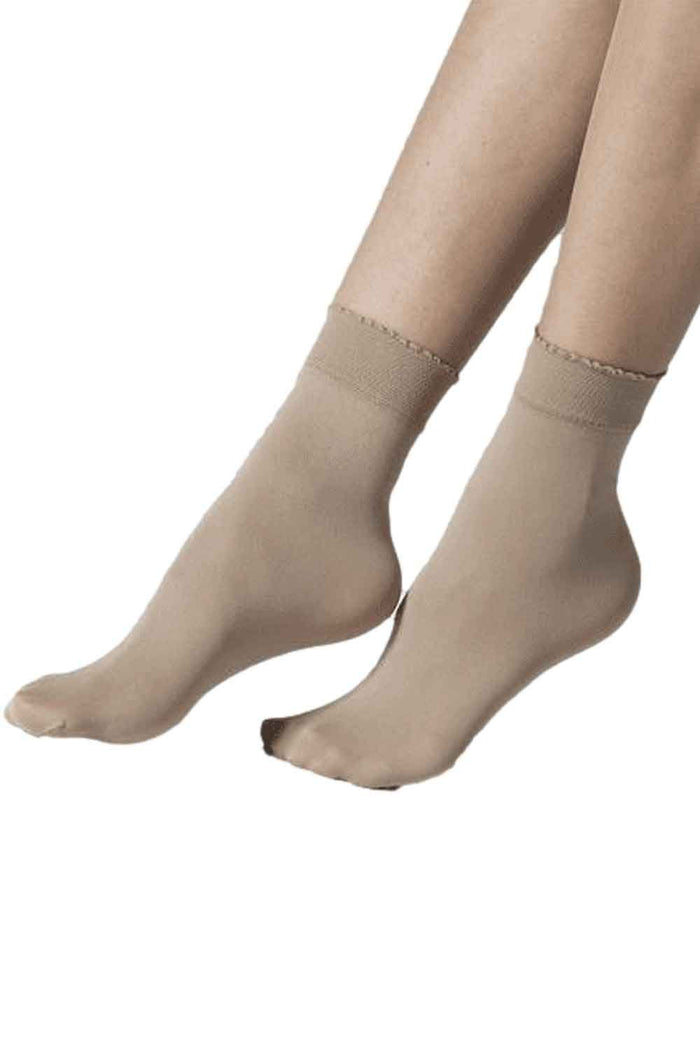 Camel  ankle socks  on a white background