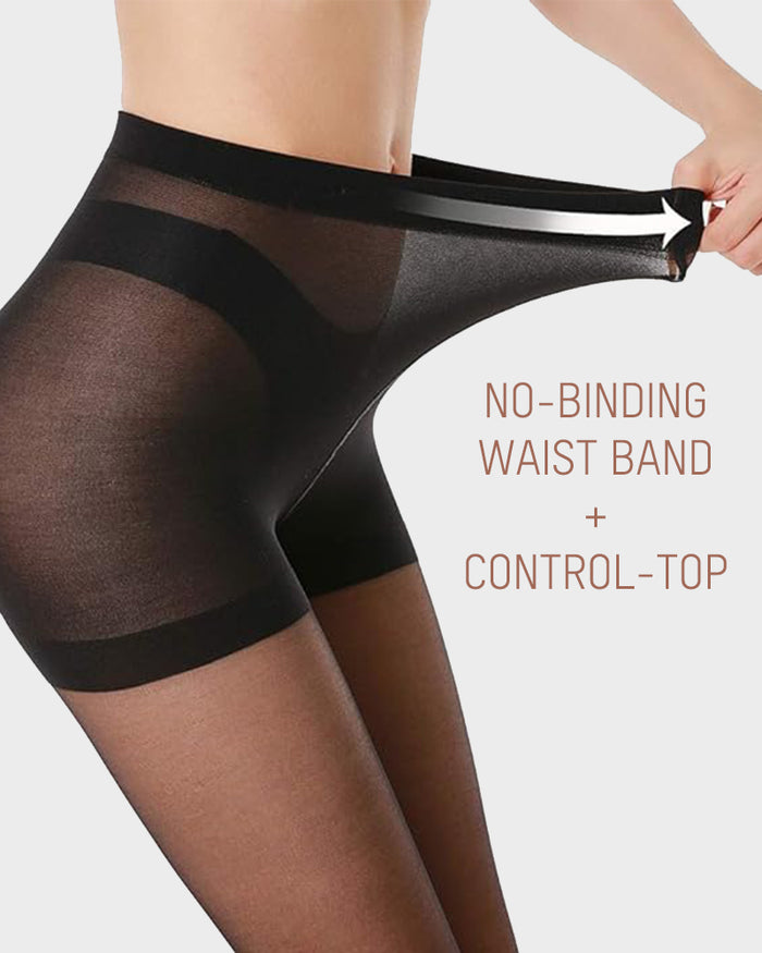 40D Run-Resistant Sheer Tights（5 Pack)