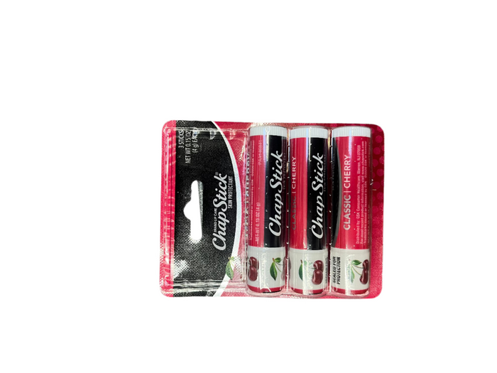 Chap Stick Classic 3 Cherry Chap Stick 3ct