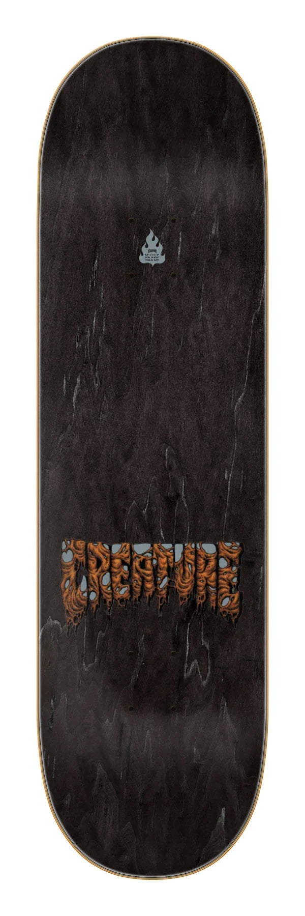 Creature 8.75in Collin Provost Wasted skateboard deck angled view