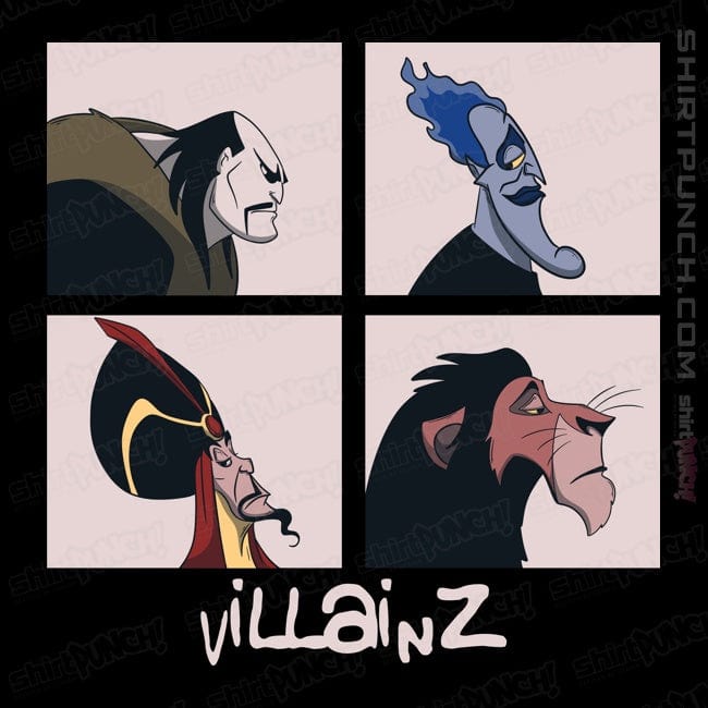 Secret_Shirts Magnets / 3"x3" / Black 90s Villains